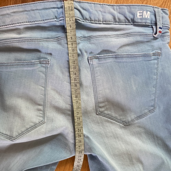 Etienne Marcel light wash denim with red zippers - Picture 11 of 11
